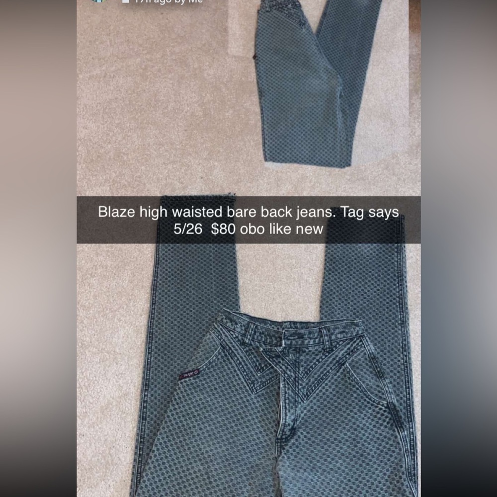 Blaze bareback vintage jeans worn a few times like new
